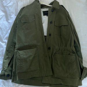 Banana Republic Dark Olive Green Utility Field Jacket